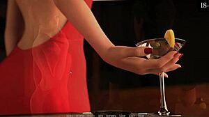 Detailed gameplay where the blonde becomes a rock star with bathing scenes