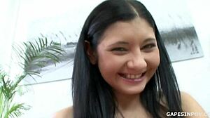 Caprice got cock in her ass. Gaping anal from pov blowjob.