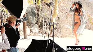 yo, check this skinny stripper slut outdoors backstage!