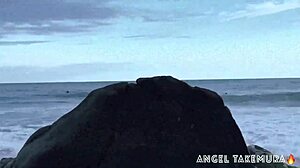 Angel Takemura Goes Topless For Surfers!