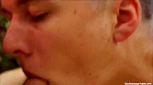 Hot blonde twinks getting a sex massage and fuck