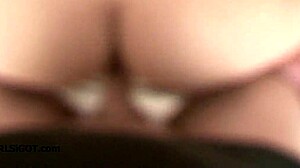 Cute teen girlfriend GOBBLES up ORGASM in DOGGY STYLE SEX at home.