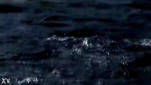 Supernatural sexy bikini girl swimming in the pool!