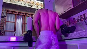 My submissive maid takes a pug in her ass daily, and I fuck her in the kitchen; she's my obedient slut.