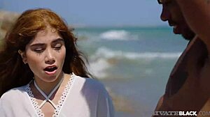 Privateblack marina gold has her first interracial anal pounding with deepthroat