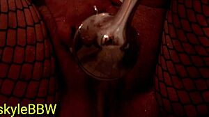 i'm itskyliebbw, a bbw slut bathing in the shower with stockings and fishnets, masturbating.