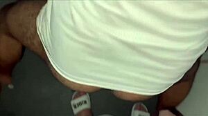 Security Fucks Two Guys in Club Booth