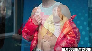 Hot guys in jockstraps enjoy interracial sex together