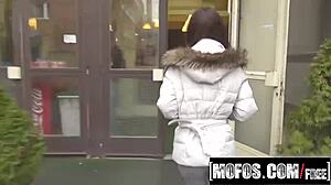 Beth SG Gets Intense Public Pickup Cumshot!