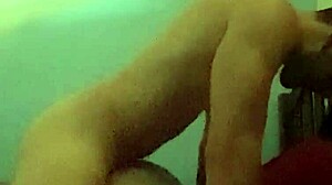 homemade anal creampie with nicky in argentine doggystyle session