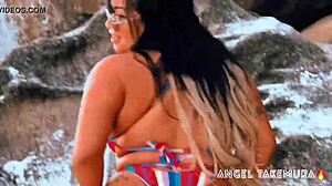 Angel Takemura Goes Topless For Surfers!