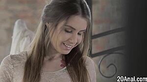 lingerie babe gets anal fucked with big cock