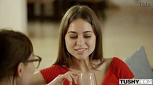 Vixenplus Riley Reid Takes First Double Penetration Hard.