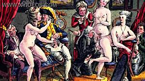 Винтажные эротические рисунки в стиле ретро-комиксов