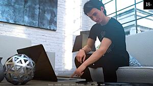 Detailed gameplay where the blonde becomes a rock star with bathing scenes