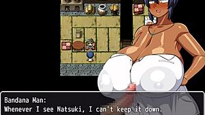 want to massage natsuki's big tits in hentai photoshoot?