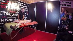 Ana marco gets erotic massage with fingering and orgasm! 😉