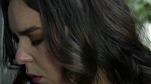 i rough fucked the trespassing student, deepthroating and choking her bound body