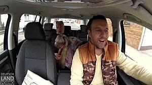 Sabine’s big tits bounce as Reinhard urges a wild fuck in German hentai.