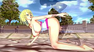 3d hentai with big ass and tits squirting and orgasming