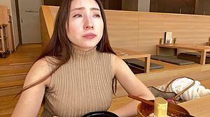 Misu enjoys sauna and foot bath