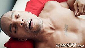 Jacen Zhu wanks his big black cock solo 😏