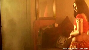 sexy asian belly dancer teases with nude moves and erotic belly play