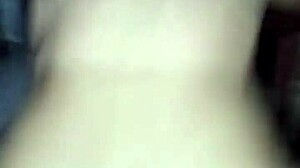 Excited Blonde Tries All Night Ride