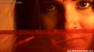 sexy asian belly dancer teases with nude moves and erotic belly play