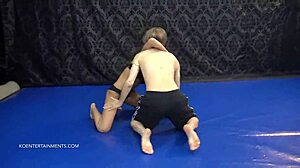 Sparring with femdom Nomi Malone in bikini leads to facesitting submission