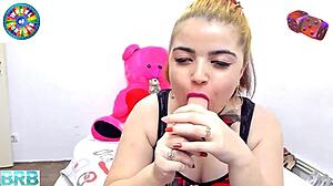 This cute petite teen wants to suck your cock so bad.