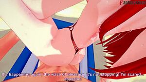 Parasoul in bikini gets fucked in 3d cartoon skullgirls fantasy scene by fantasyking3