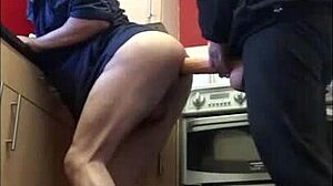 Damn, bisexual guy begs for huge cock in his ass anytime in garage!