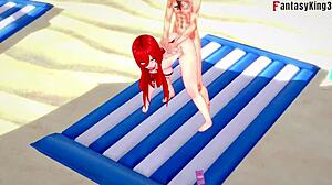 Parasoul in bikini gets fucked in 3d cartoon skullgirls fantasy scene by fantasyking3