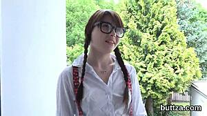 Exceptional Slim Teen 18+ Gets Spread Pussy and Tight Anal Poked.