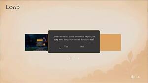 Cute tomboy in hentai game gives femdom titjob in the kitchen, contrasting her sexy side.