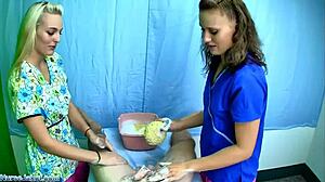 Casey and JC Simpson scrub you in naughty bath