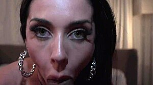 Luiza Marcato and Loupan in interracial POV anal and cum swallow!