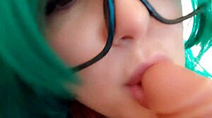 I SHOWED MY AGENT HOW GOOD OF A CUM DUMP I AM