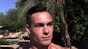 Straight stud handles big dick from tough cop