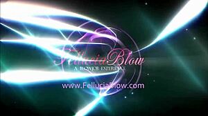 Beautiful brunette by the fireside blowjob and cumshot
