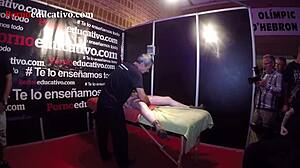 Ana marco gets erotic massage with fingering and orgasm! 😉