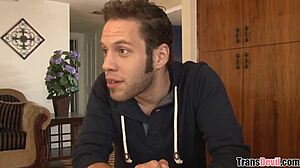 Hey, I’m teaching this tranny prostitute some hot tricks!