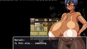 want to massage natsuki's big tits in hentai photoshoot?