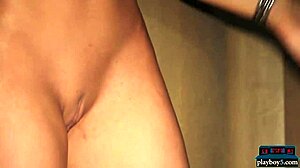 BIG BOOBS MILF MIRANDA NICOLE STRIPTEASE IN BLACK LINGERIE!