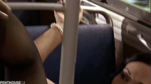 brunette beauty melissa lauren hooks up with stranger