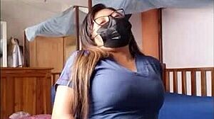 Horny Nurse Prepares For Work, Dreaming Patients Will Fuck Her Big Ass In Hospital.