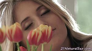 Alluring babe gets sensual missionary pounding from her eager friend.