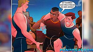 complete basketball stars with biggest cocks in gay cartoons
