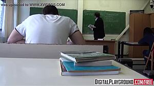 Kristof Cale and Taissia Shanti in Steamy Classroom Hookup - DigitalPlayground